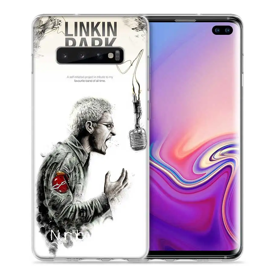 Linkin Park чехол для samsung Galaxy S8 S9 S10 5G S10e S7 Note 8, 9, 10, J4 J6 плюс J5 J8 J3 силиконовый чехол Fundas Capa чехлы для телефонов