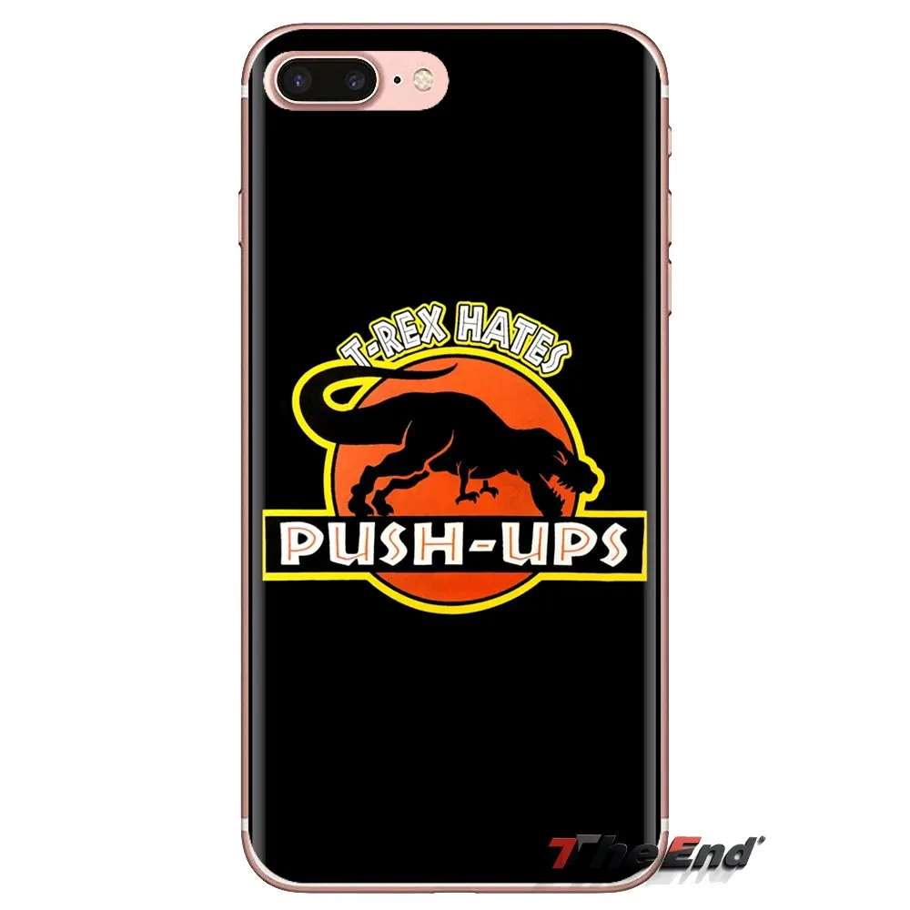 Для Samsung Galaxy J1 J2 J3 J4 J5 J6 J7 J8 Plus 2018 Prime 2015 2016 2017 чехол для телефона T REX hatches PUSHUPS Dinosaur Screen