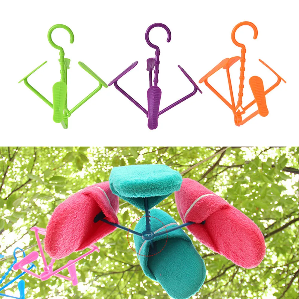 Вешалки для одежды вешалки пятки Холщовый держатель кроссовок спортивной