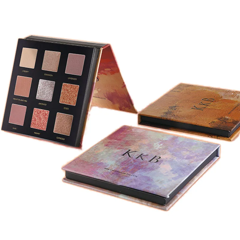 

Тени для век, водостойкие, 9 цветов, Блестящий Матовый