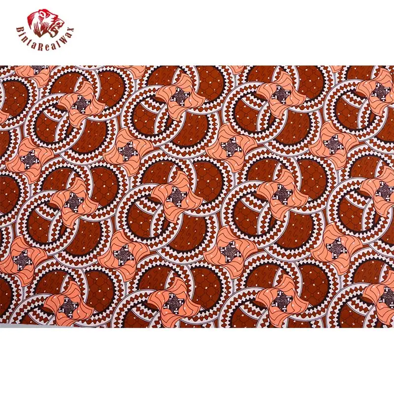 2020 реальные высокое качество полиэстер Фиолетовый Анкара бинта воск 6 ярдов