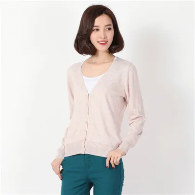 D00199 camel Модный кашемировый кардиган, свитера, женская блузка, вязанное кашемировое пальто с v-образным вырезом, однотонный эластичный тонкий женский повседневный жакет D199 - Цвет: D00199 camel