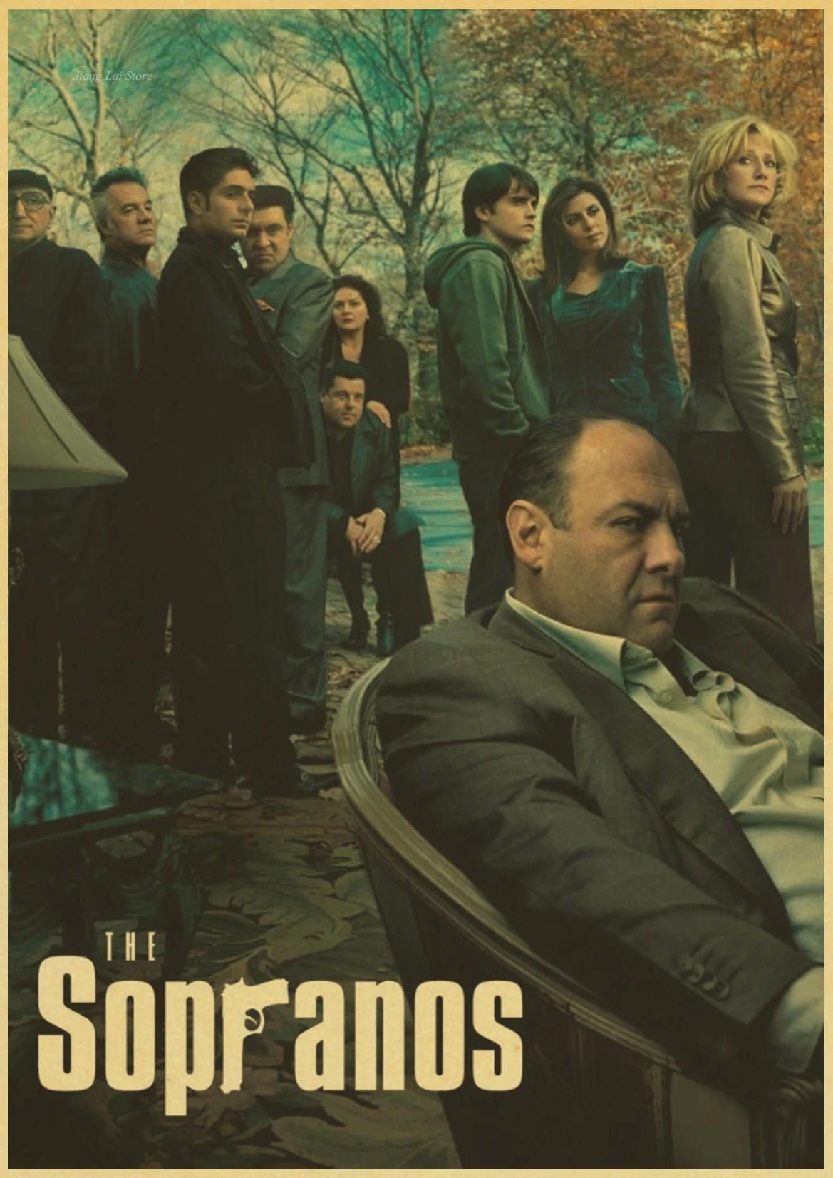 H162 James Gandolfini Sopranos винтажный бумажный плакат настенная живопись украшение дома 42X30 см 30X21 см - Цвет: H162