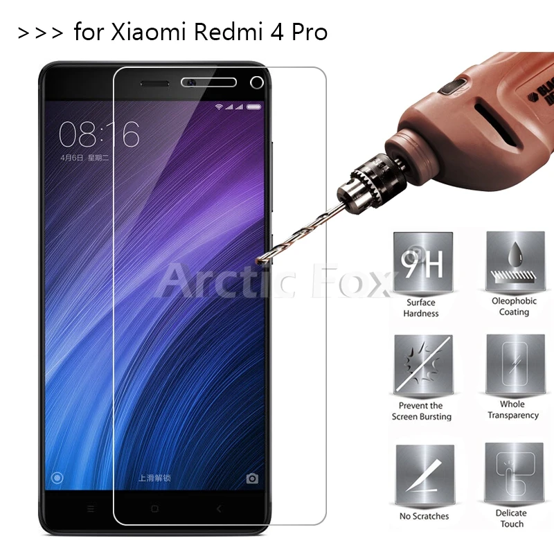 10 шт./лот Премиум закаленное Стекло для Xiaomi Redmi 4 Pro Экран протектор Закаленное