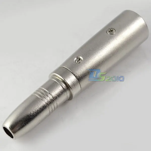 Высокое Качество 6 35 мм 3 1/4 &quotДжек к XLR Мужской адаптер Mic/Amp металлический Разъем