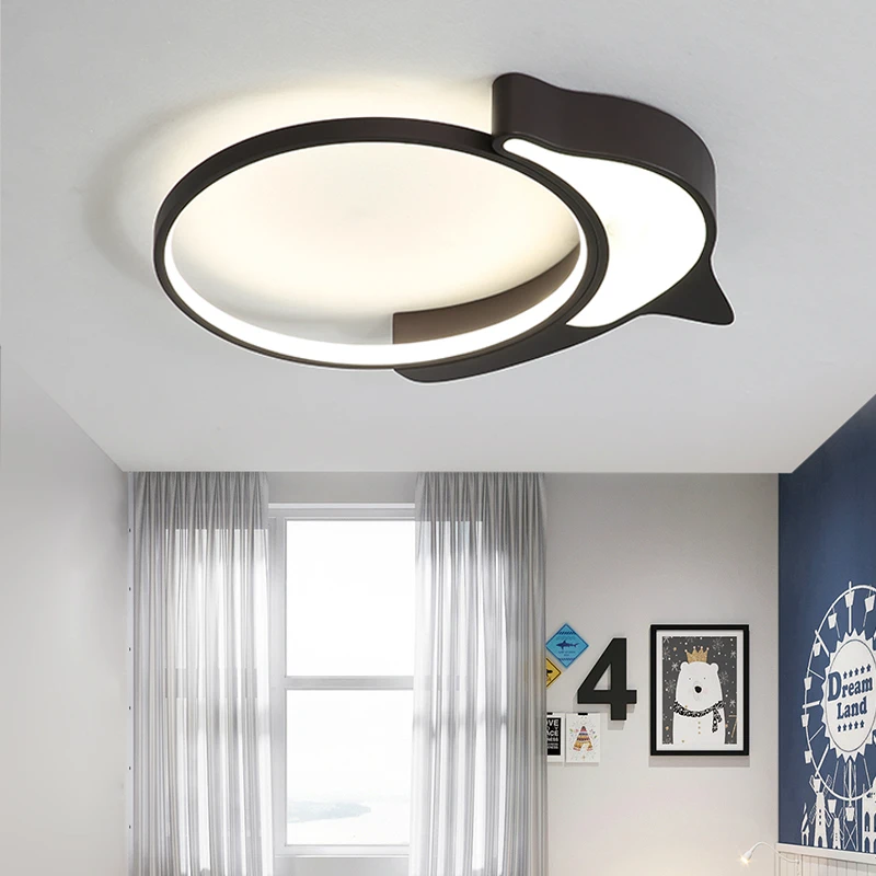 

Modern simplicity luminaire snails/dolphin remote control LED Ceiling lights kids bedroom lights dining room fixtures