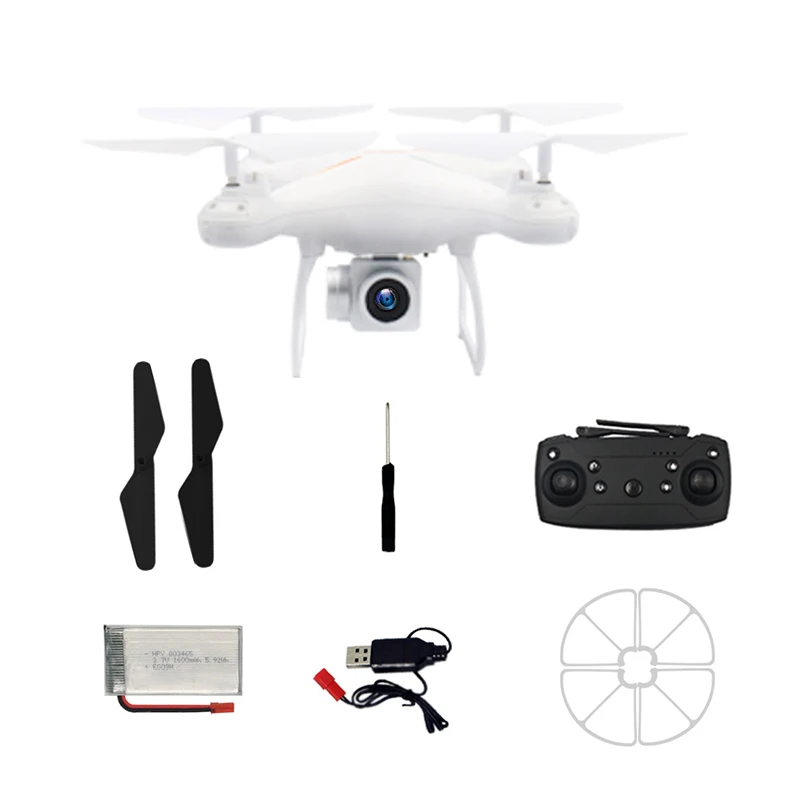 Global Drone GW26 FPV Wifi Дрон с HD 1080P камерой дистанционного управления вертолет RC игрушки Квадрокоптер - Цвет: Белый
