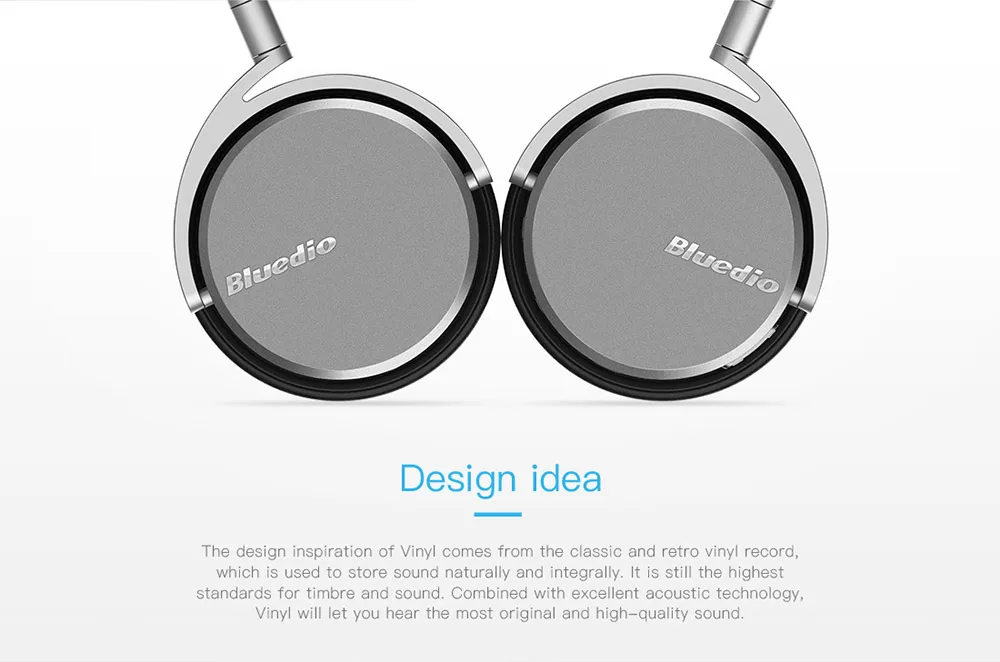 Наушники Bluedio Винил Премиум Оригинальные Bluetooth Наушники Супер-Бас Гарнитура С 180 Градусов Дизайн Вращения Для Музыки