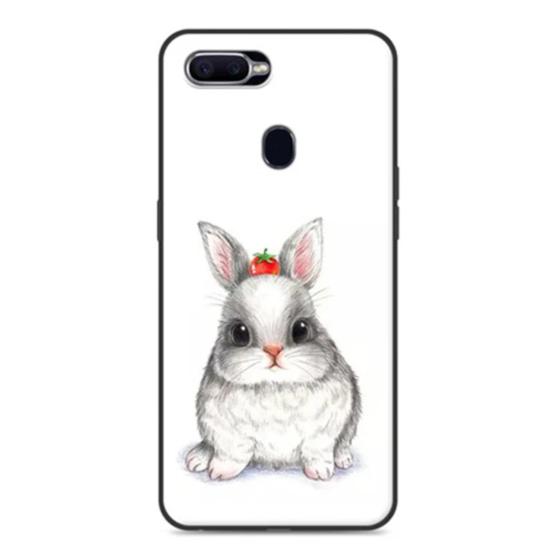 Чехол для OPPO F9 милые Мультяшные мягкие чехлы телефонов OPPOF9 чехол накладка F 9