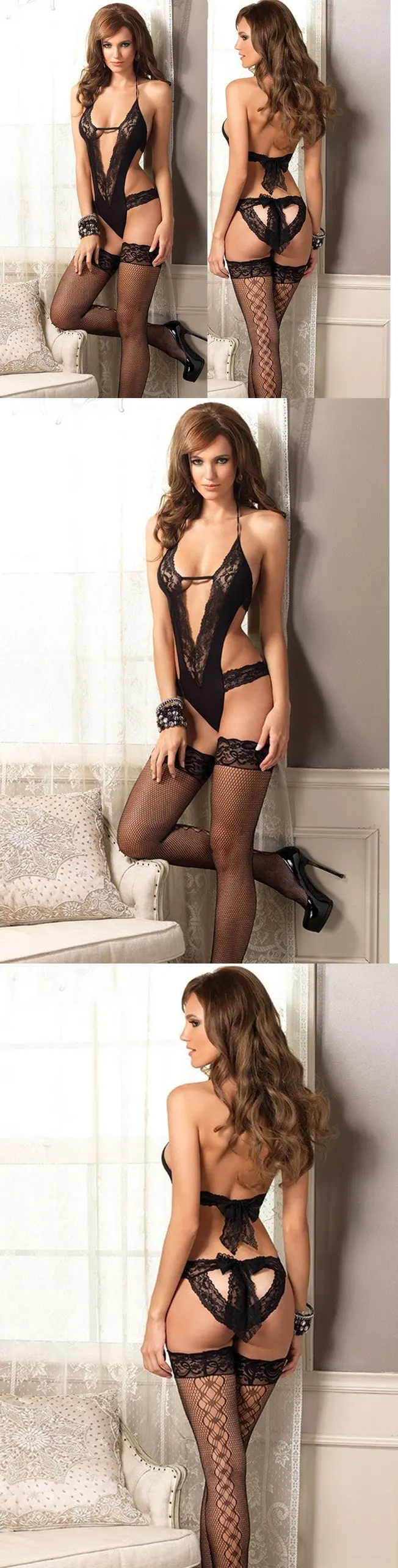 Горячее предложение, женское сексуальное кружевное платье Babydoll, нижнее белье для взрослых, одежда для сна, стринги, нижнее белье