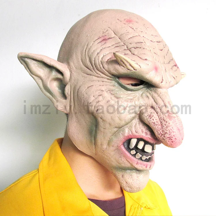Goblins Kingdom Latex Hood Halloween Cosplay Animal Realistic Silcone Masks Terror Masquerade Aliens Mask In Party | Дом и сад