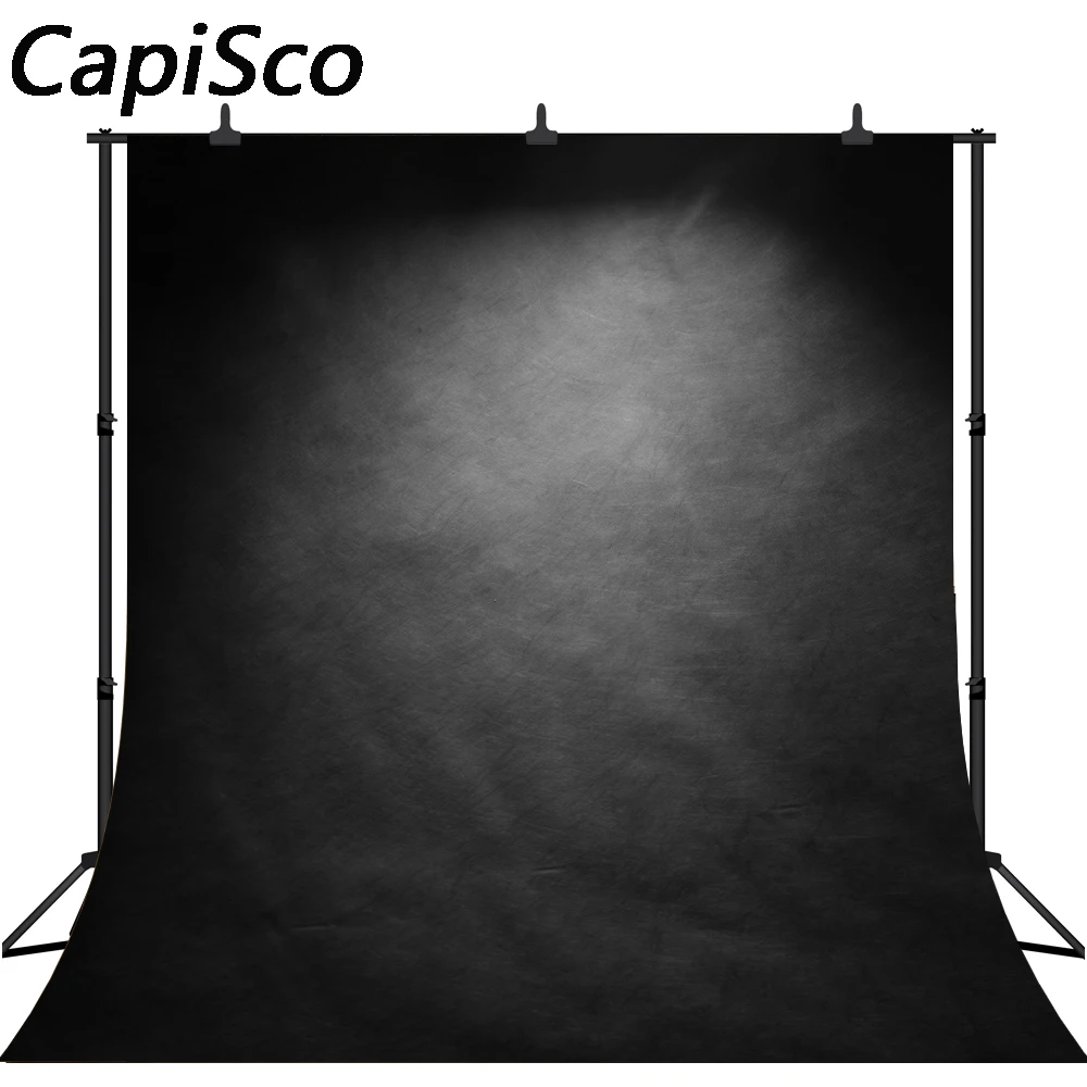 

Capisco Retro Black Grey Photography Background vinyl Cloth Backdrop Suitable For Photo Studio Props