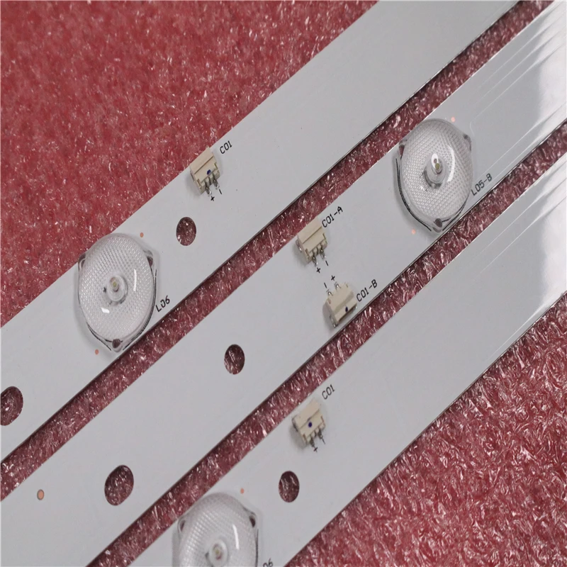 Светодиодный подсветка полосы лампы для акаи AKTV432 JS-D-JP4320-091EC JS-D-JP4320-081EC E43F2000 D43-F2000 |