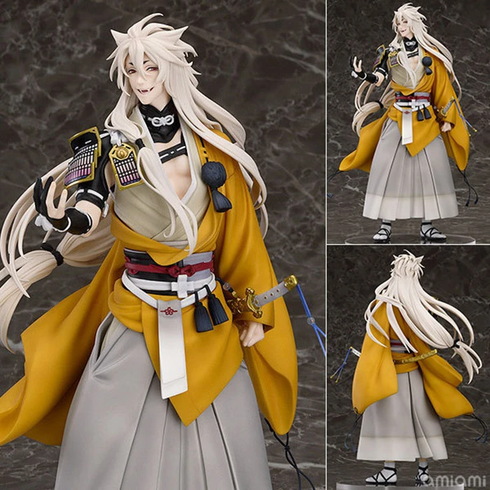 Touken Ranbu Online Kogitsunemaru фигурка лиса мяч кукла ПВХ ACGN Brinquedos аниме 24 см - купить по