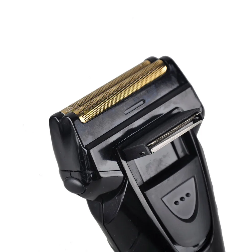 Kemei KM-, мужской беспроводной электрический триммер, перезаряжаемая бритва, бритва, возвратно-поступательный двойной грумер, влажное и сухое использование