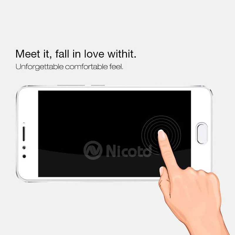 Полноэкранное закаленное стекло Nicotd для Meizu M5c M5s безопасная защита экрана пленка
