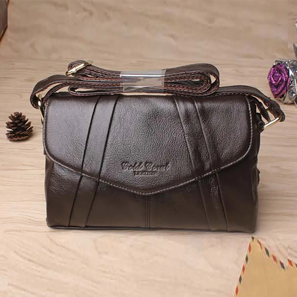 Модные популярные женские сумки мессенджеры из натуральной воловьей кожи