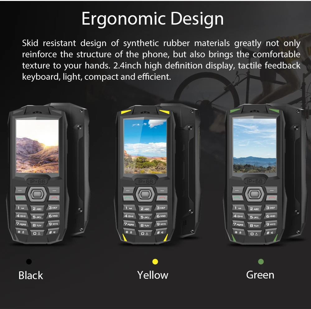 Blackview BV1000 Русская клавиатура 2," прочный мобильный телефон IP68 Водонепроницаемый двойной SIM 3000 мАч Мини Мобильный телефон фонарик