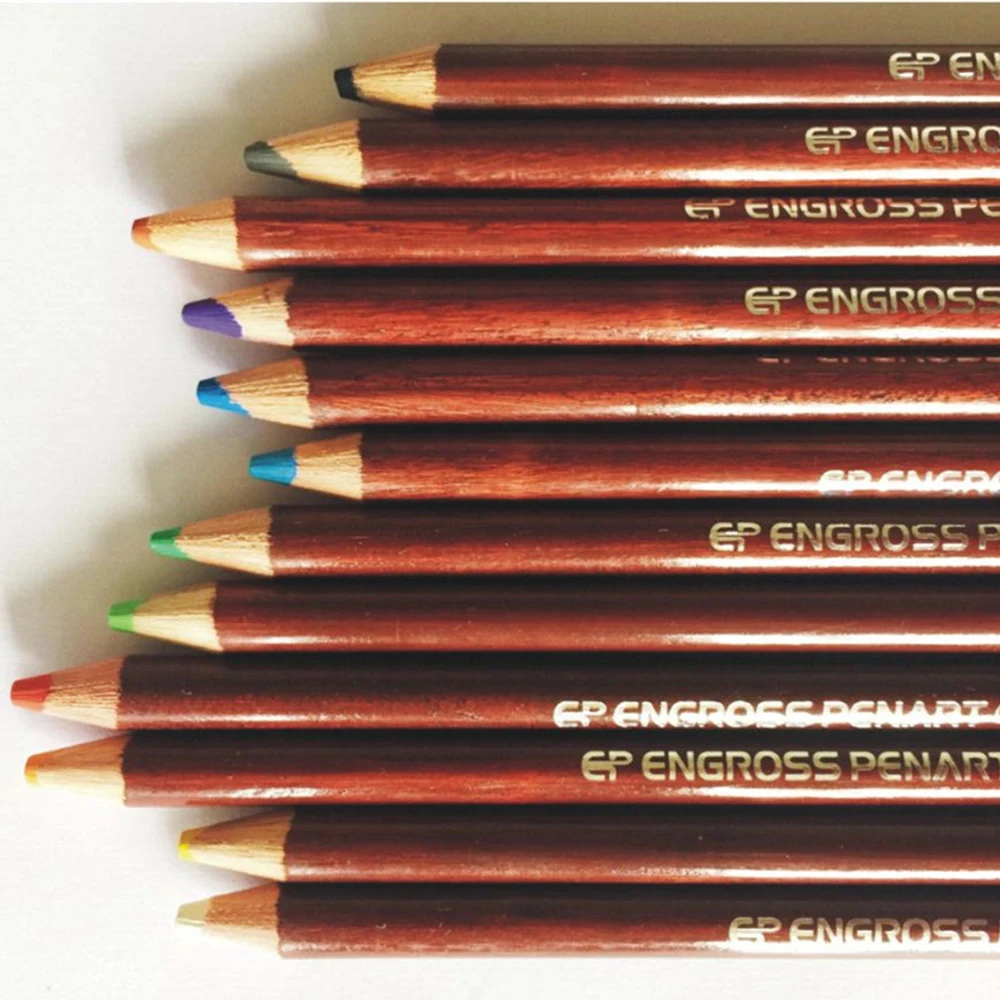 

Peroci 12 color painting landscape color pencil landscape department art professional hand painting color lead color chalk