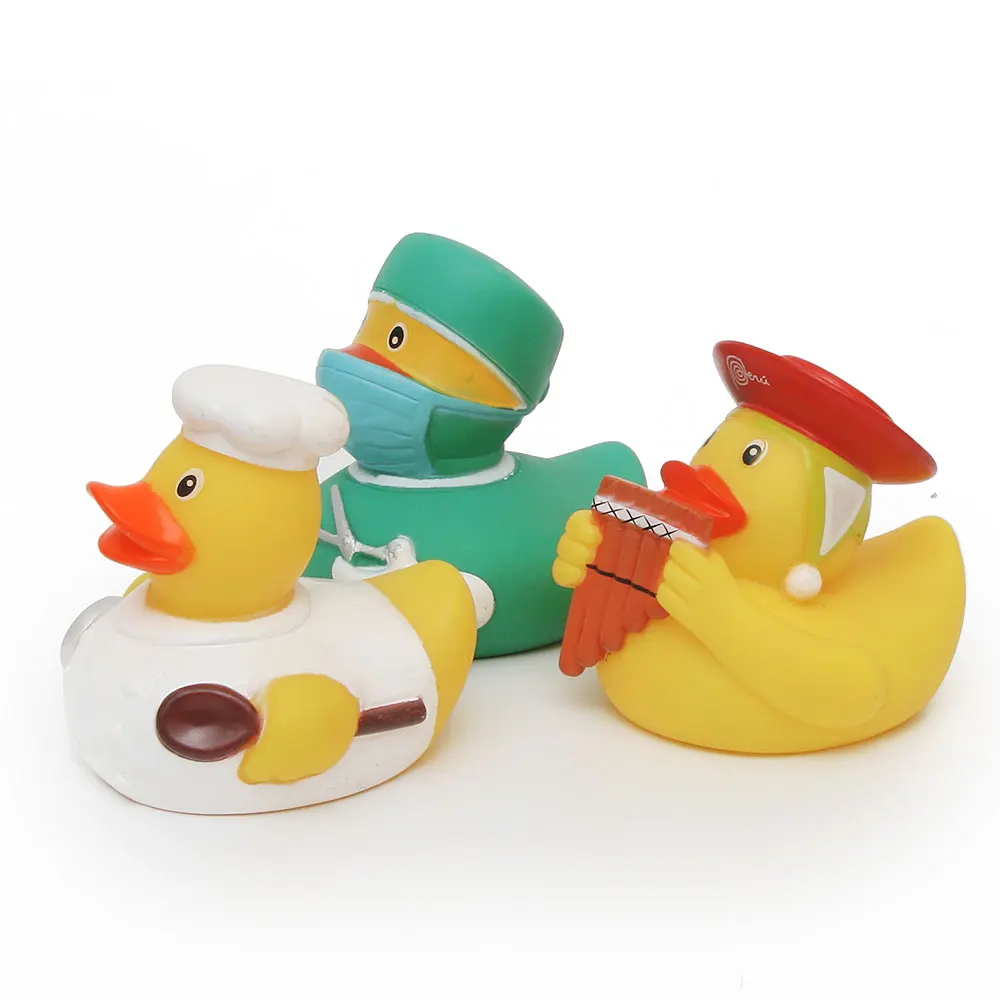 3 шт. классические детские игрушки для ванной милый резиновый доктор фигура