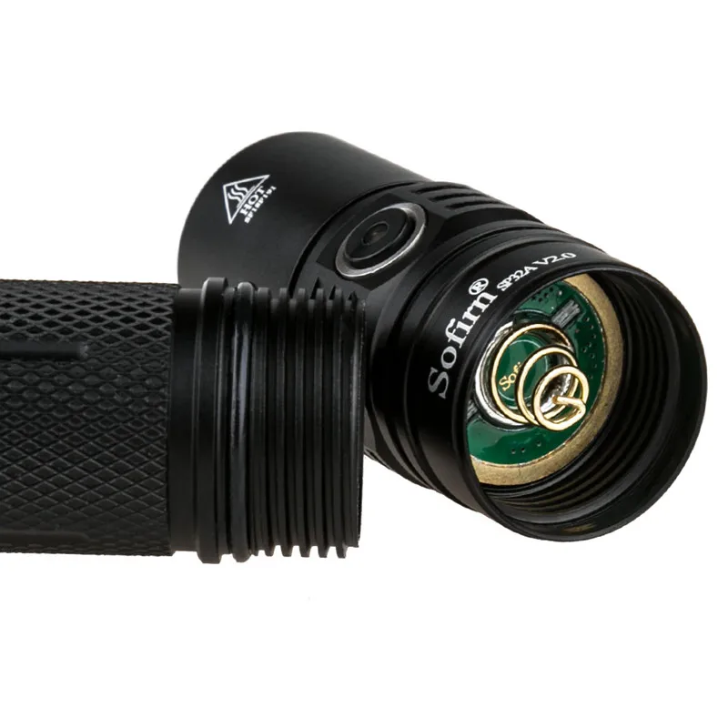 Sofirn SP31 V2.0 светодиодный вспышка светильник 1200lm 18650 XPL HI фонарь тактический лампа