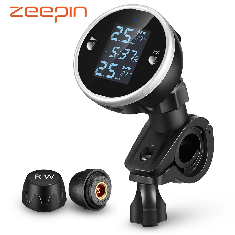 Система мониторинга давления в шинах мотоцикла с USB зарядным двигателем TPMS шины