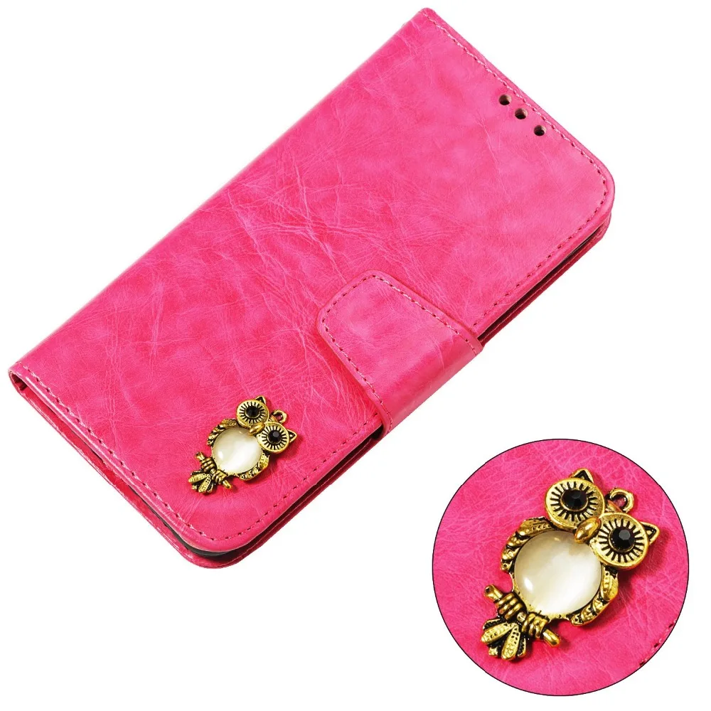 Ретро 3D Сова Crystal Case для Samsung Galaxy A3 A5 2015 J3 J5 J7 2017 J1 2016 J120 A8 плюс J2 Pro 2018 Чехол Флип