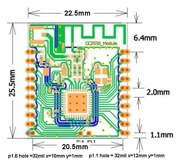 CC2530 беспроводной модуль ZIGBEE 2 4G |