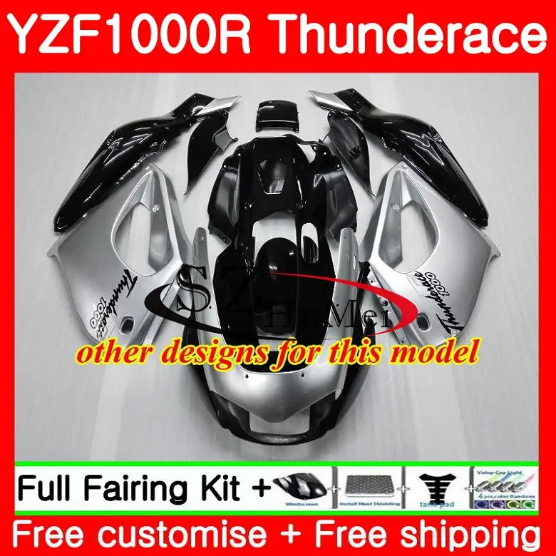 Обтекатели для YAMAHA Thunderace YZF1000R синий черный 96 97 98 99 00 01 74SH10 YZF 1000R 1996 1997 1998 1999 2000