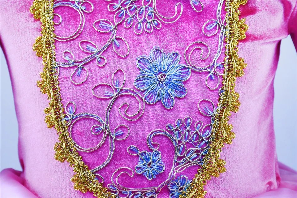 Хэллоуин спящие нарядные платья для девочек принцесса платье Авроры до Дети