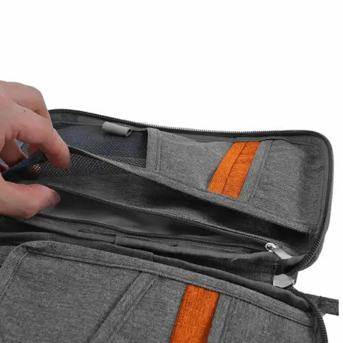 Дорожный кошелек, держатель для паспорта, RFID органайзер, чехол для карт, документов, денег, ID