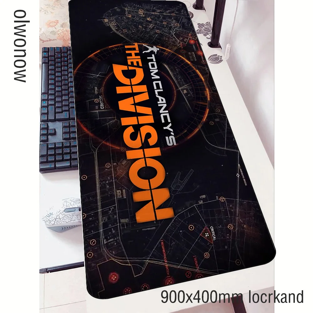 Коврик для мыши tom clancy's the division геймер милый 90x40 см notbook игровой коврик xl PC