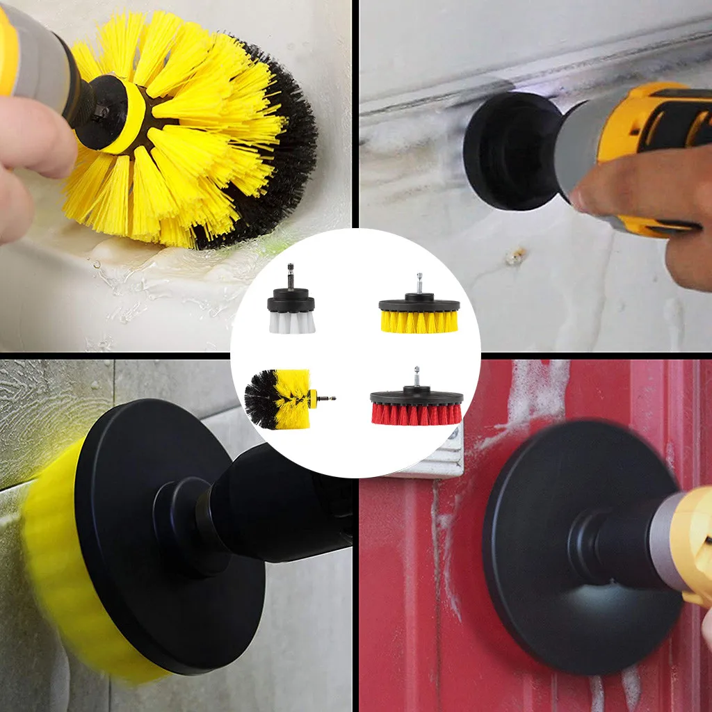5 шт. щетка для скруббера дрели кухонная бытовая очистки скраб ванной комнаты