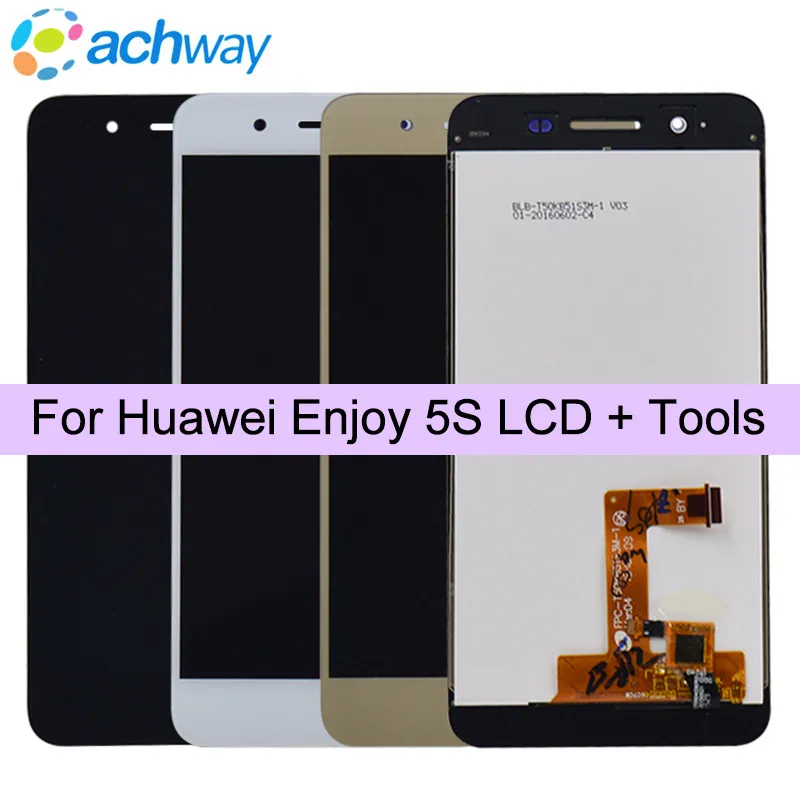 100% протестирован для Huawei Enjoy 5s LCD дисплей сенсорный экран P8 Lite Smart дигитайзер в
