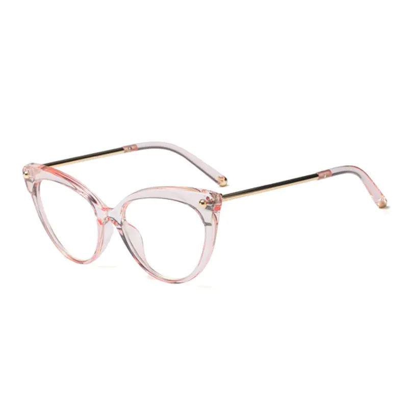 C6 Cat Eye Prescription Glasses Frame Optical Myopia Hyperopia Astigmatism Lenses Anti Reflective Blue Light Corrective Eyeglasses - Цвет оправы: C6