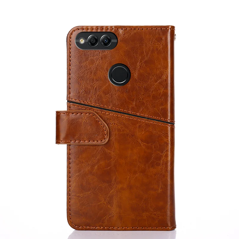 Wallet Case for Huawei Honor 7x 7 Vintage PU Leather Retro Flip Cover Magnetic Fashion Cases Kickstand Strap | Мобильные телефоны и