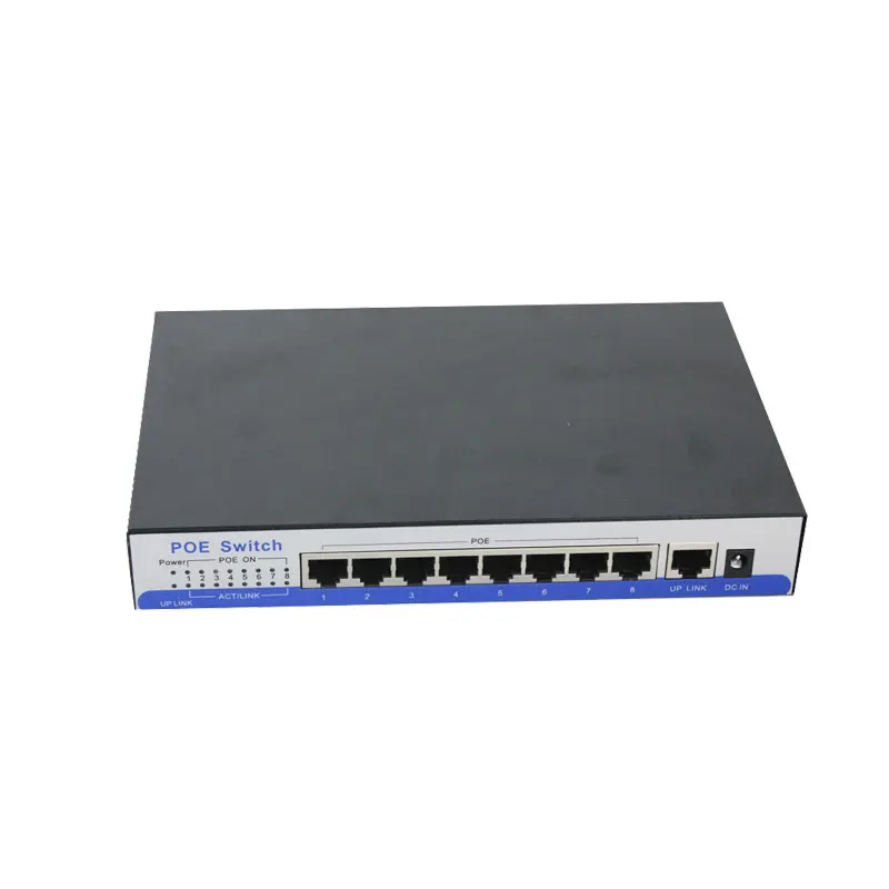 Гигабитный коммутатор H8 порта poe 9 10/100 Мбит/с rj45 порт 8 IEEE802.3af/at активный для Dahua Hik
