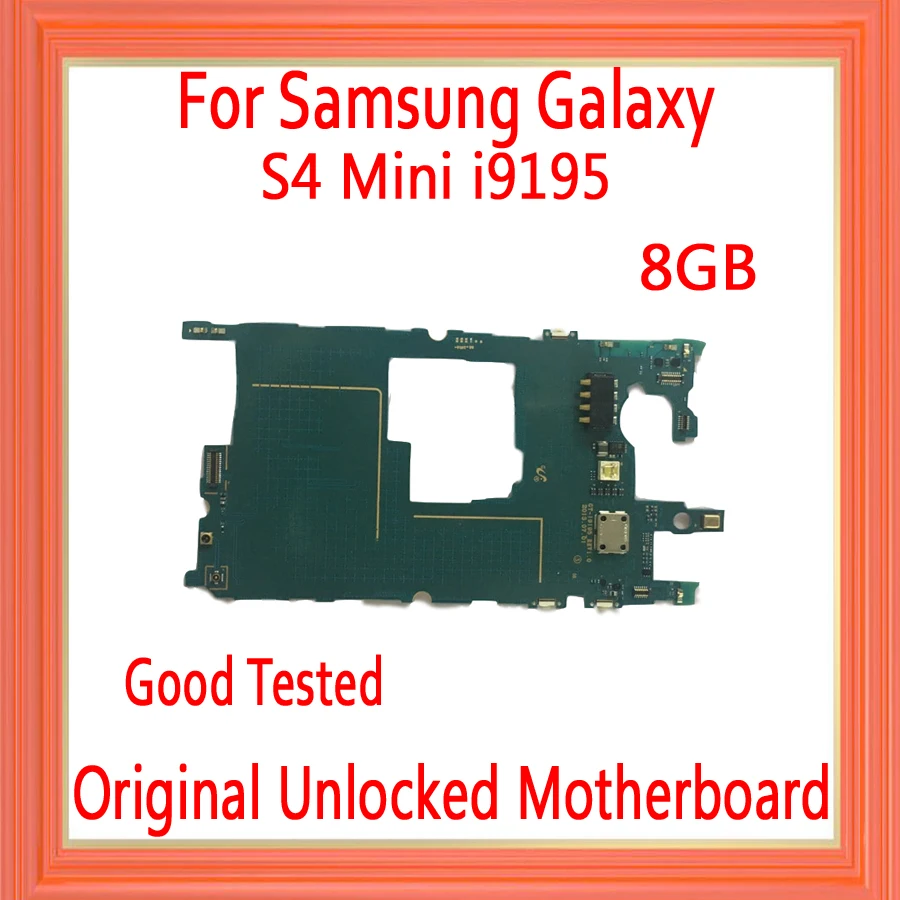 Материнская плата для Samsung Galaxy S4 mini i9195 8 ГБ 100% оригинальная разблокированная