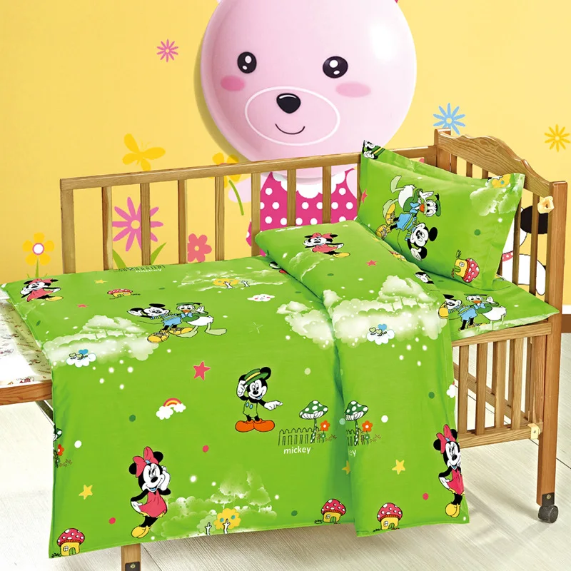 Комплект постельного белья из 3 предметов для малышей: пододеяльник + простыня