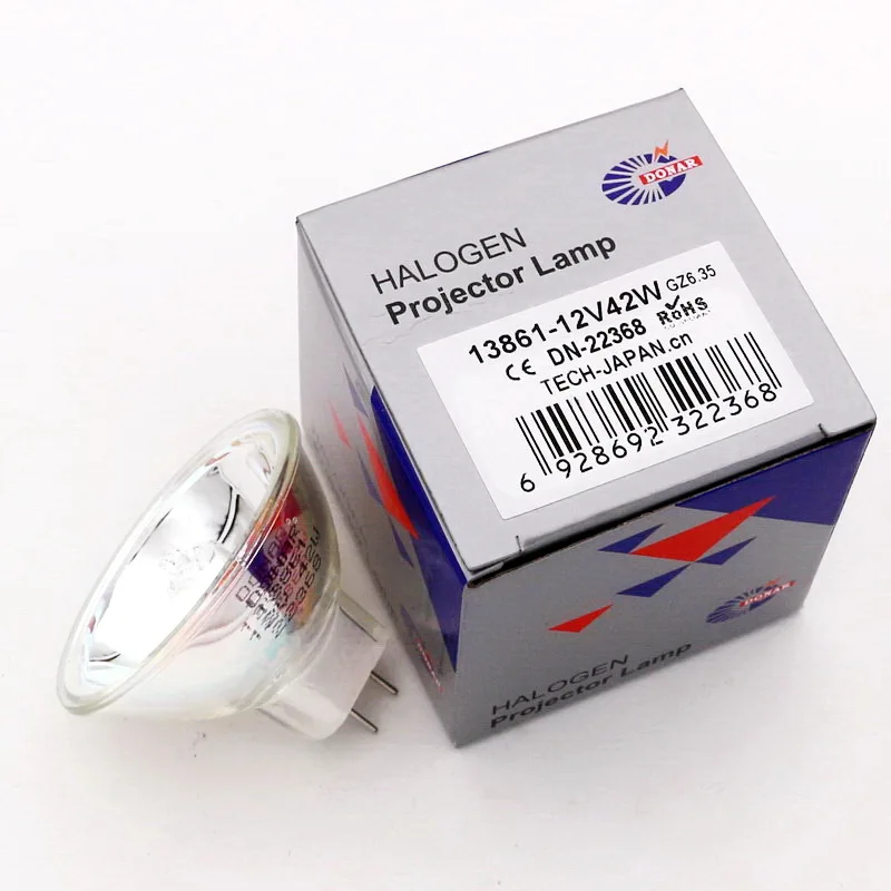 DN-22368 13861 fo 12V 42W 13861fo 12V42W MR16 GZ6.35 волоконно-оптическая кварцевая галогенная лампа