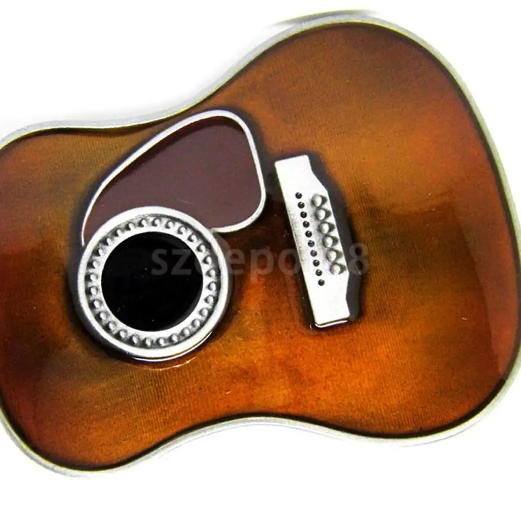 Металлическая поясная пряжка для гитары в винтажном стиле музыкальные кожаные
