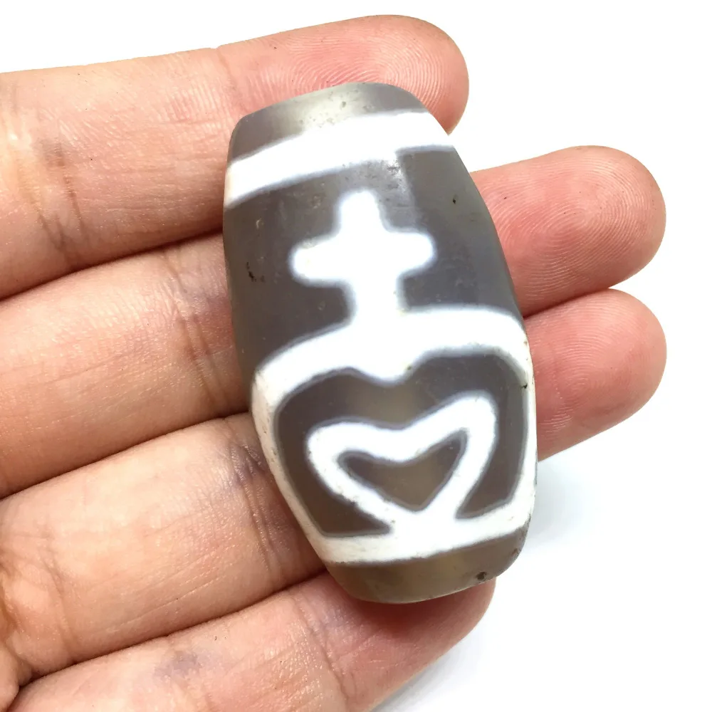 Natural Chalcedony Treasure Vase Amulet Tibetan Dzi Beads DIY for Jewelry Making | Украшения и аксессуары