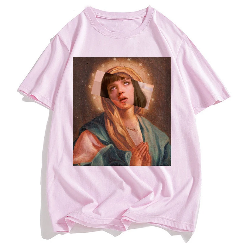 Модная футболка криминальной фантастики Mia для мужчин и женщин с забавным