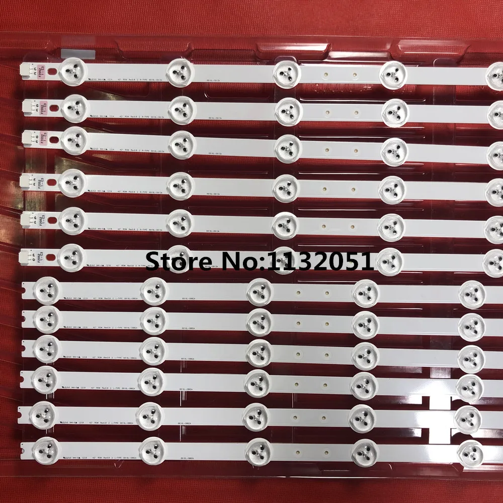 874 мм светодиодный фонарь с подсветкой 12 Светодиодный s для LG TCL L42F1300-3D 6916L-0882A 6916L-0913A LC420DUN SE 42 дюймовый ЖК-монитор