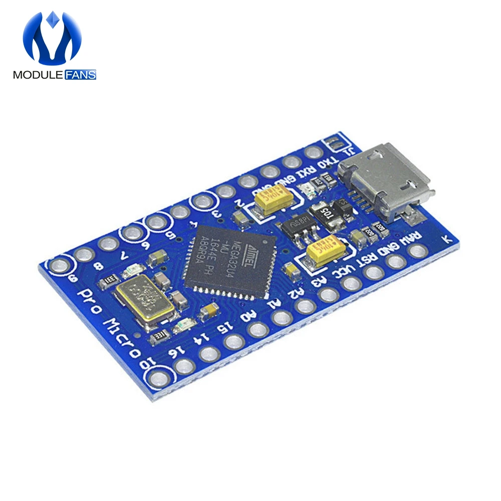 Pro Micro ATmega32U4 3,3 V 16 МГц заменить ATmega328 для Arduino Pro Mini с 2 Row штыревые для Leonardo Mini Usb Интерфейс