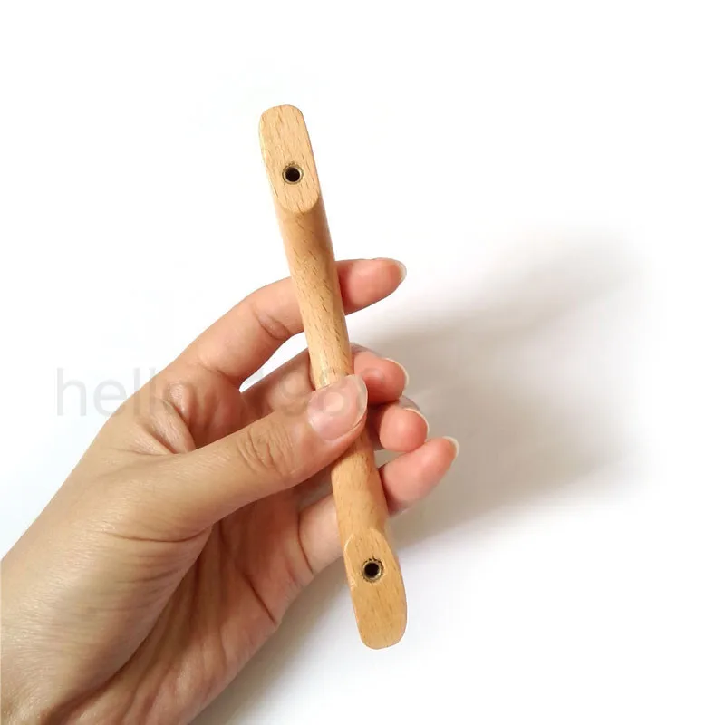 10 шт. Лаки 96 мм деревянные Ручка для комода Шкаф ящика тянуть ручки мебельные бар