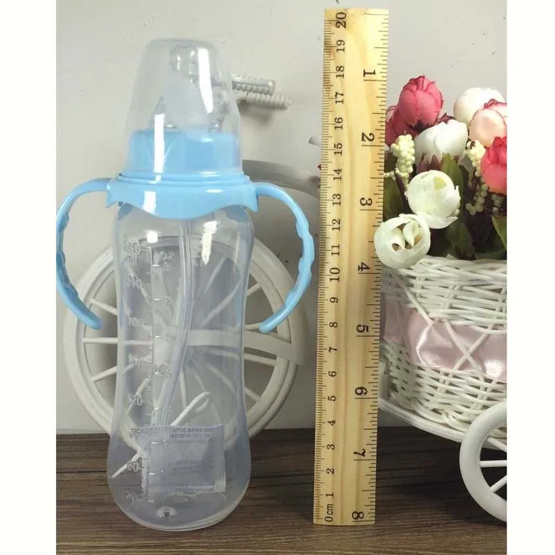 240 мл милый ребенок бутылка новорожденных чашка дети учатся Кормление питьевой