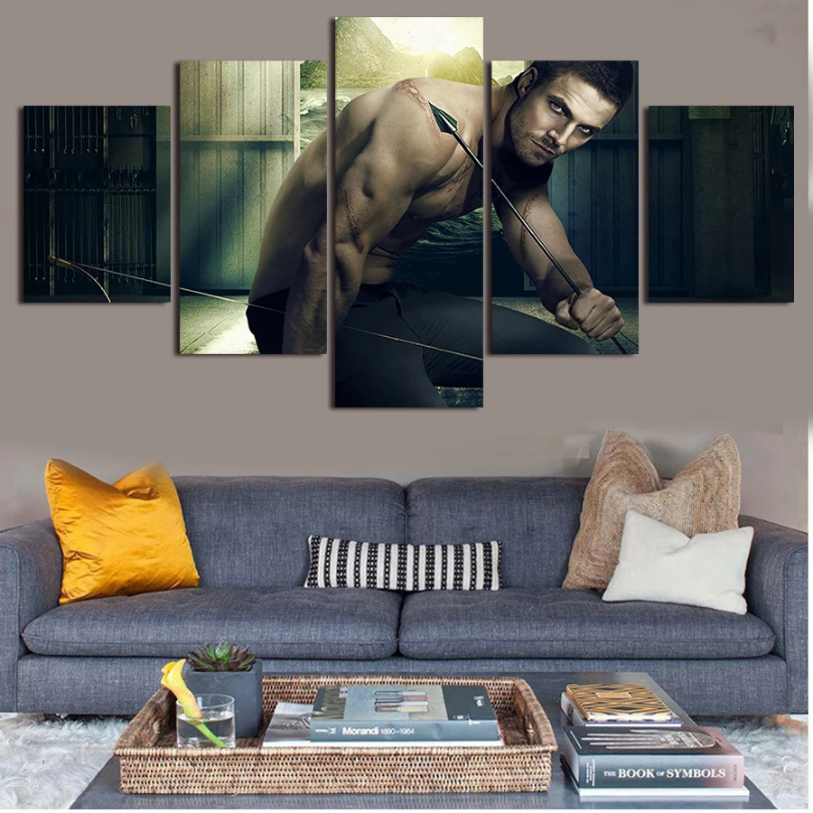 5 панельный абстрактный персонаж небо куадро декорацион печать репутация