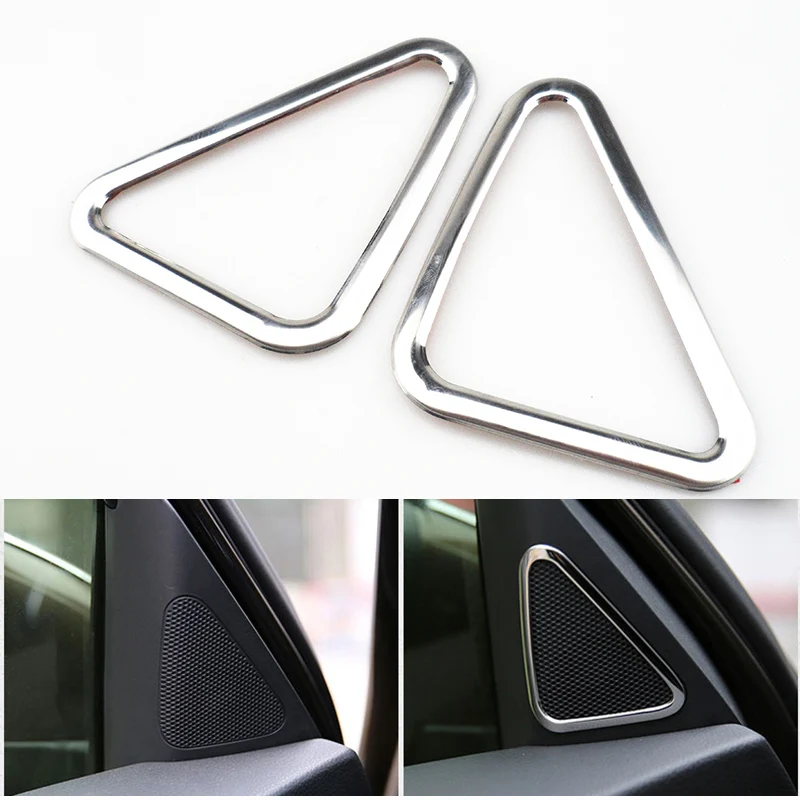 2010-2015 for VW Volkswagen tiguan For speaker ring trim cover sticker stainless steel frame | Автомобили и мотоциклы