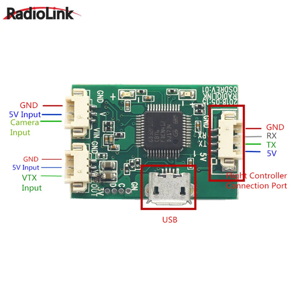 Модуль OSD Radiolink мини модуль для PIX/Pixhawk система управления полетом дрона с